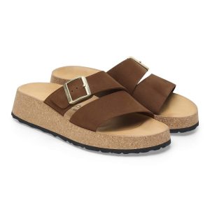 Almina | Nubuck | Dark Tea