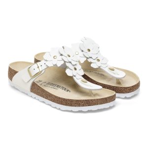 Gizeh Flower | Leather | White