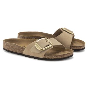 Madrid Big Buckle | Nubuck | Sandcastle