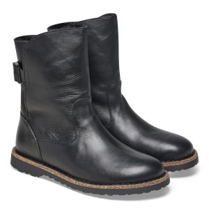 Uppsala Shearling | Leather/Shearling | Black
